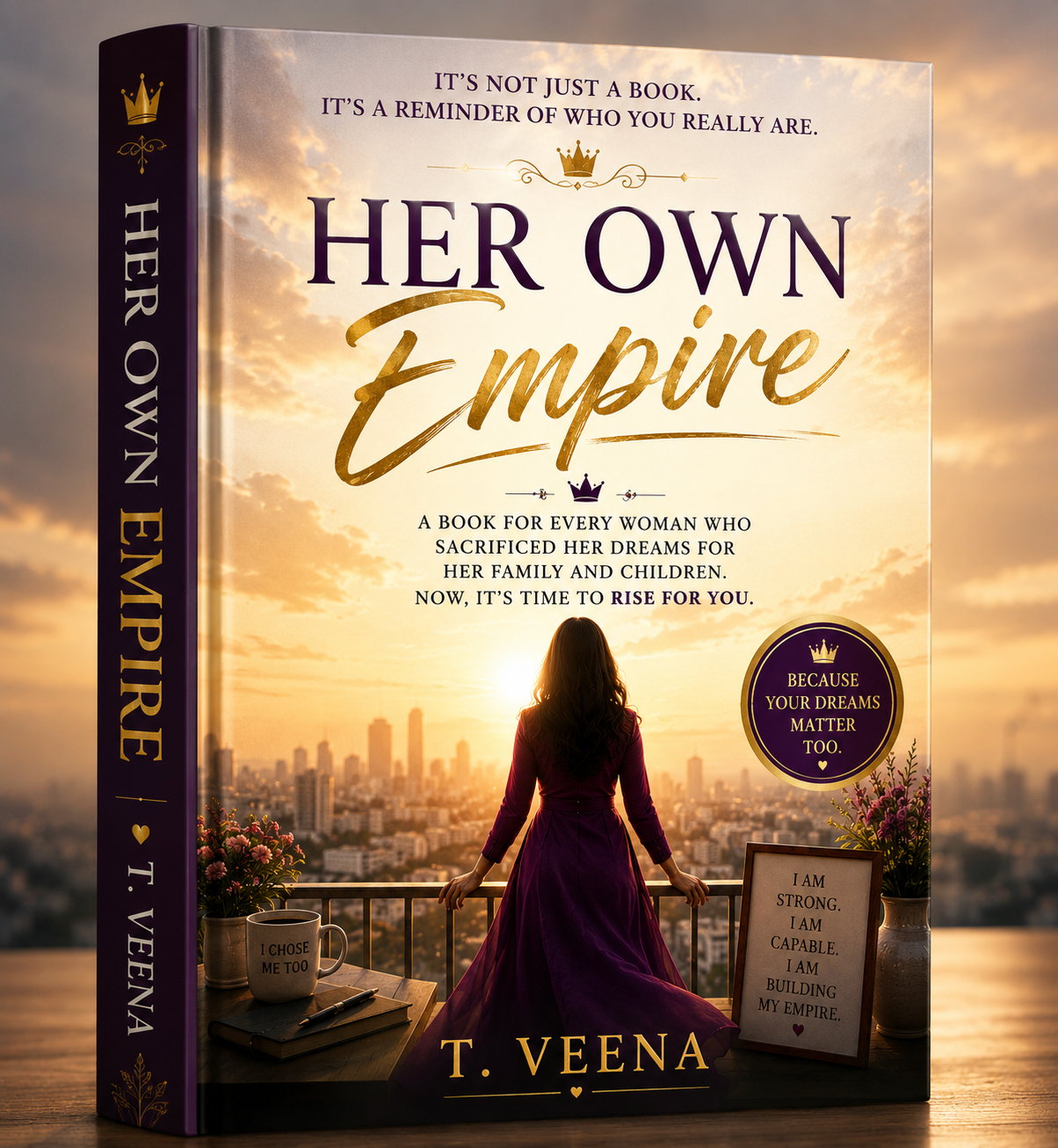 Her Own Empire book cover by VEENA.T